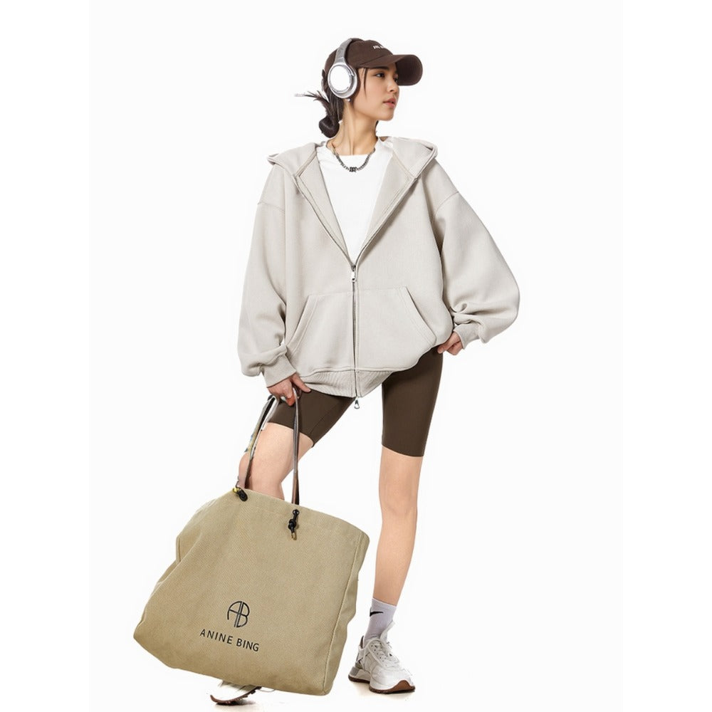 Mirla | Hoodie med Dragkedja för Damer-Eva Jonsson
