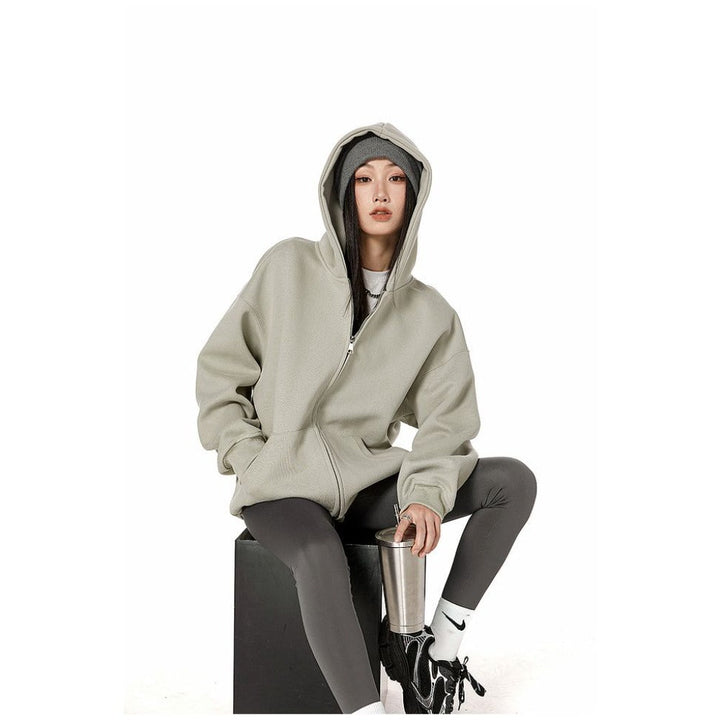 Mirla | Hoodie med Dragkedja för Damer-Eva Jonsson