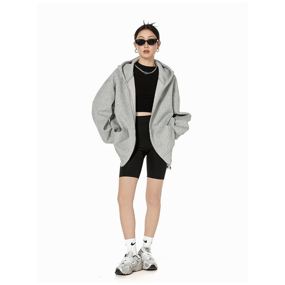 Mirla | Hoodie med Dragkedja för Damer-Eva Jonsson