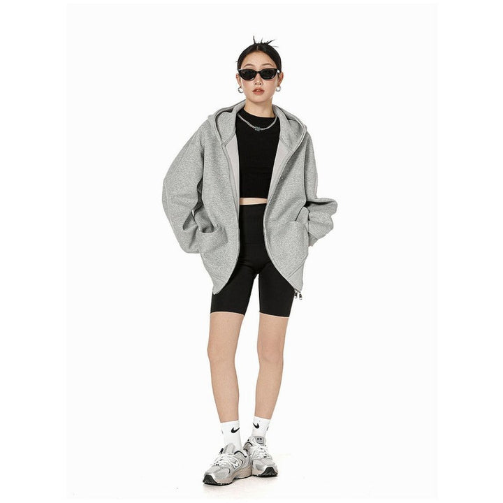 Mirla | Hoodie med Dragkedja för Damer-Eva Jonsson