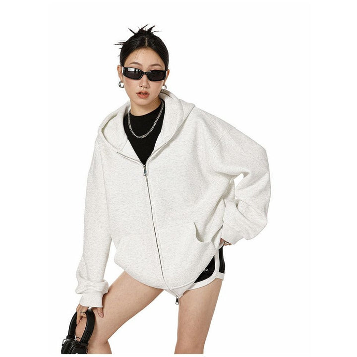Mirla | Hoodie med Dragkedja för Damer-Eva Jonsson