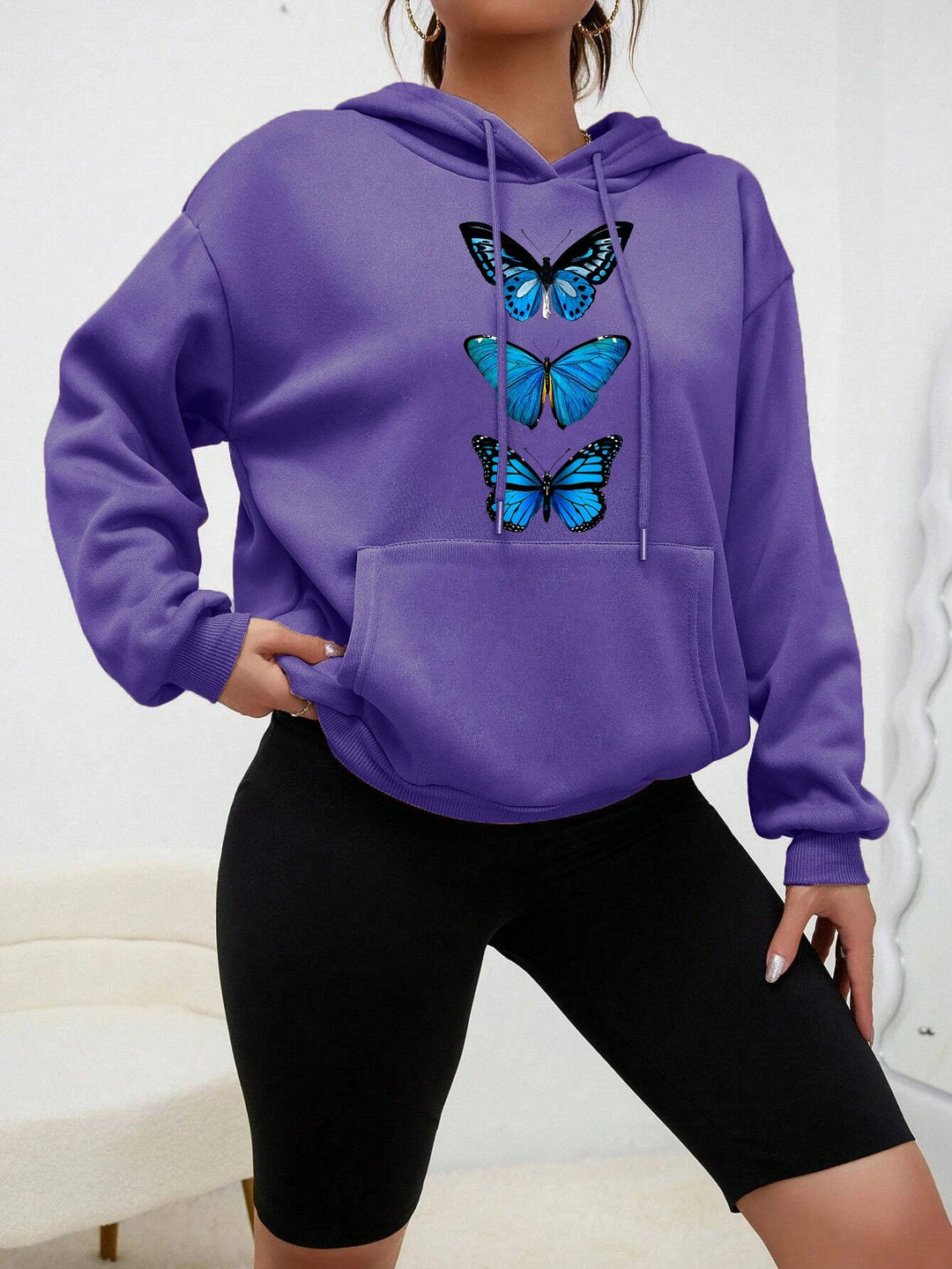Mirla | Hoodie med Fjärilsdesign-Eva Jonsson