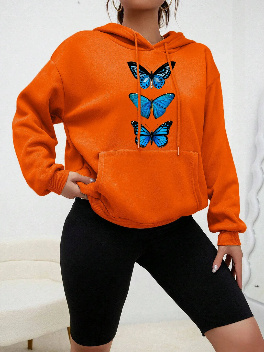 Mirla | Hoodie med Fjärilsdesign-Eva Jonsson