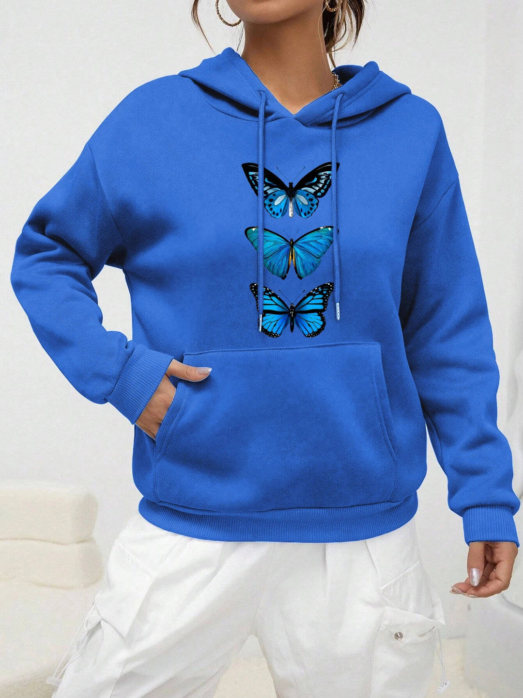 Mirla | Hoodie med Fjärilsdesign-Eva Jonsson