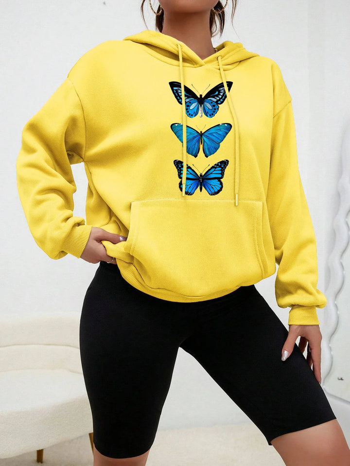 Mirla | Hoodie med Fjärilsdesign-Eva Jonsson