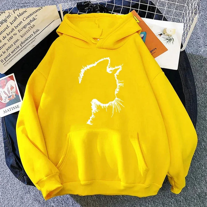Mirla | Hoodie med Kattmotiv-Eva Jonsson