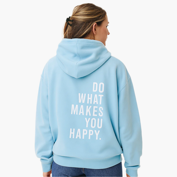 Mirla | Hoodie med Motivtryck - Bekväm Statement-Hoodie för Fritid & Utomhus-Eva Jonsson