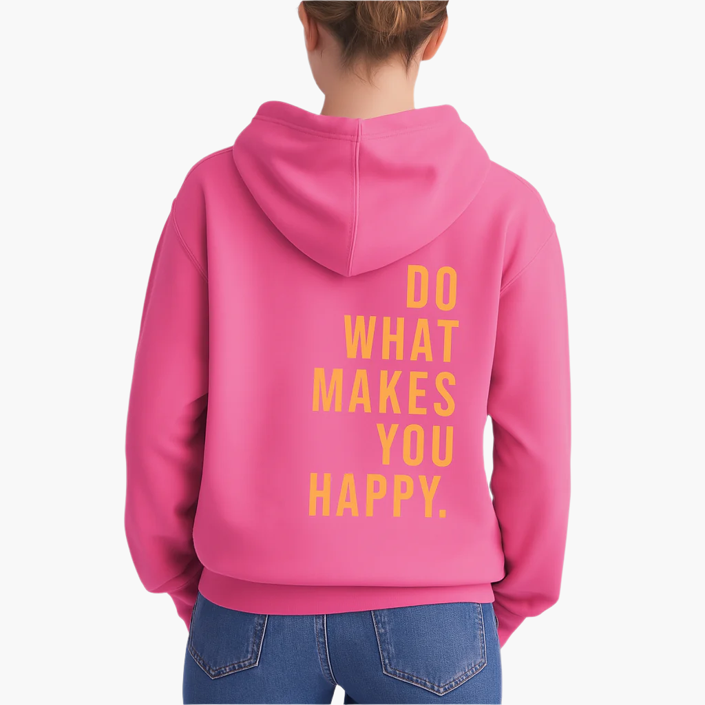 Mirla | Hoodie med Motivtryck - Bekväm Statement-Hoodie för Fritid & Utomhus-Eva Jonsson