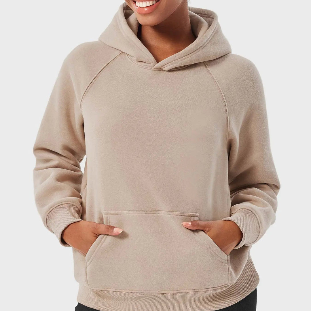 Mirla | Hoodie med Raglanärmar och Kengurufickor-Eva Jonsson