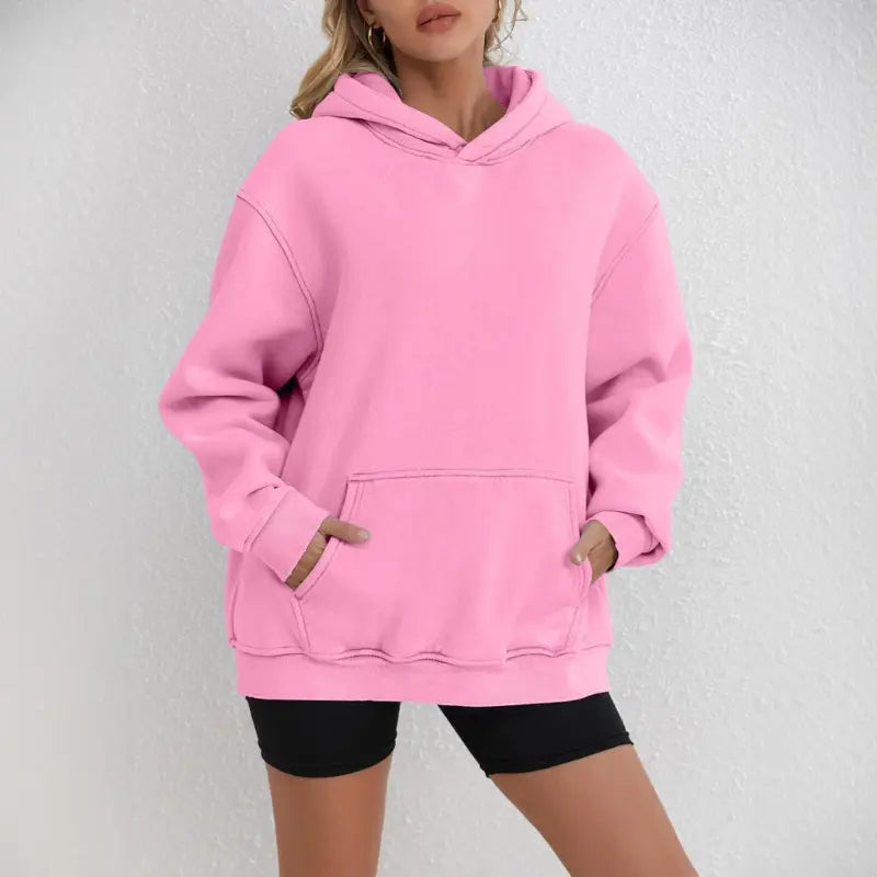 Mirla | Hoodie med Raglanärmar och Kengurufickor-Eva Jonsson