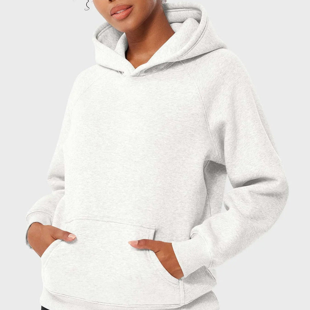Mirla | Hoodie med Raglanärmar och Kengurufickor-Eva Jonsson