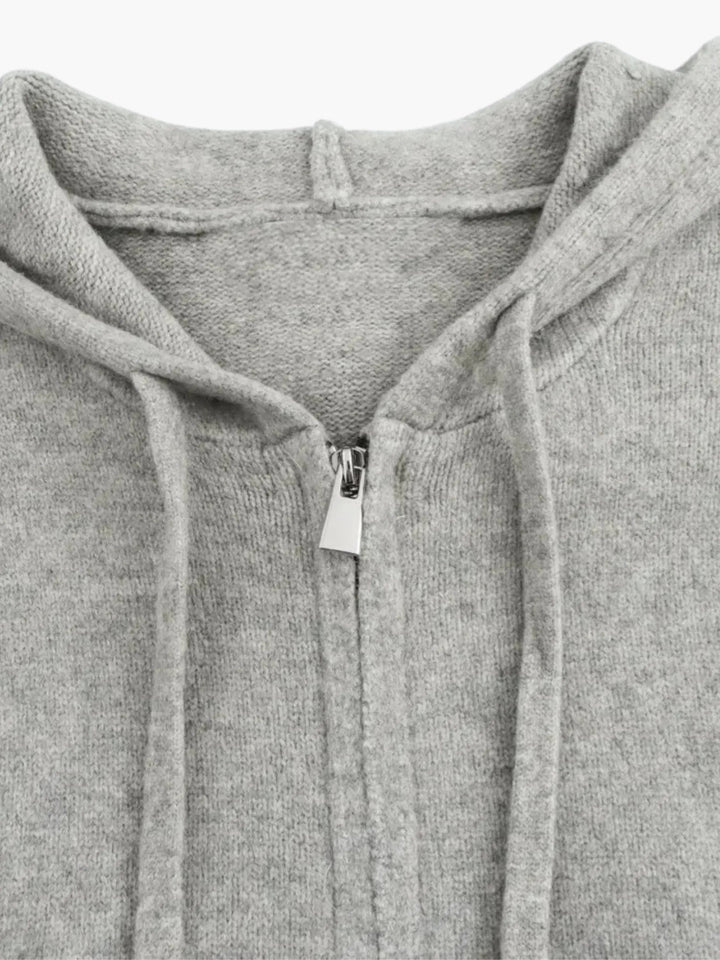 Mirla | Hoodie med dragkedja-Eva Jonsson
