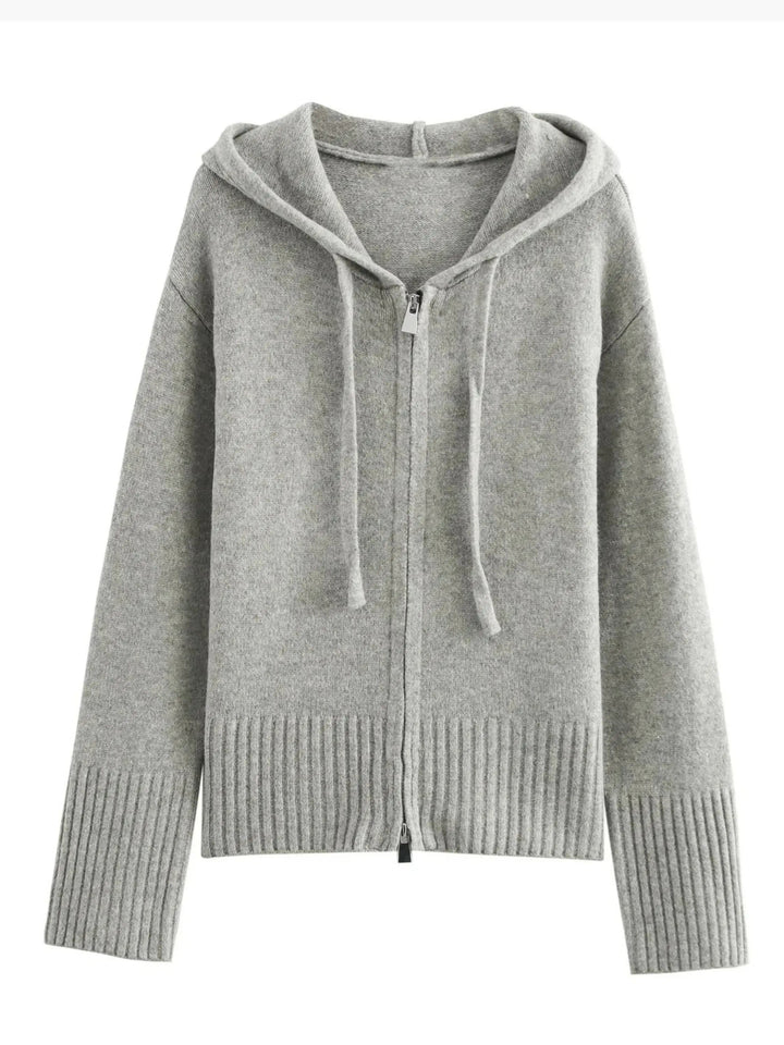 Mirla | Hoodie med dragkedja-Eva Jonsson
