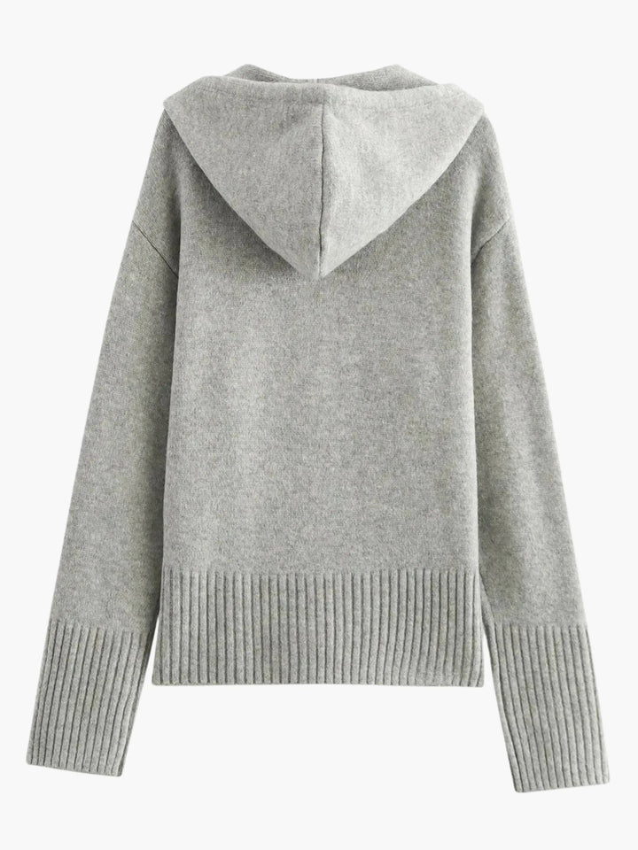 Mirla | Hoodie med dragkedja-Eva Jonsson