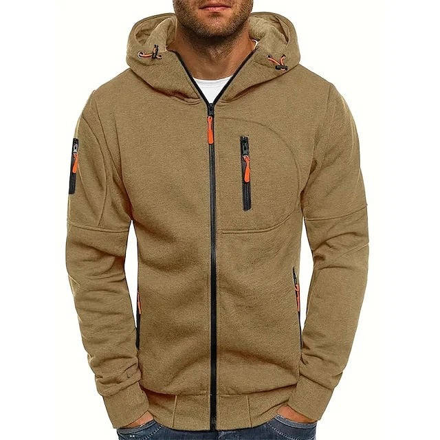 Mirla | Hoodie med genomgående dragkedja - Bekväm hoodie-Eva Jonsson