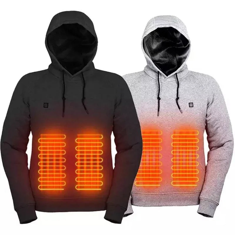 Mirla | Hoodies, Usb Elektrisk Värme Lätta Hoodie-Tröjor Jacka-Eva Jonsson