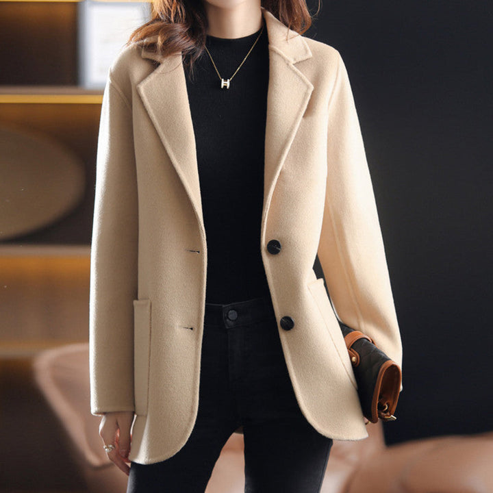 Mirla | Höst och Vinter Förstärkt Tweed Dam Blazer-Eva Jonsson