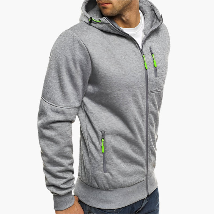 Mirla | Huvtröja Sportig Fritid - Bekväm Hoodie med Dragkedja och Fickor-Eva Jonsson
