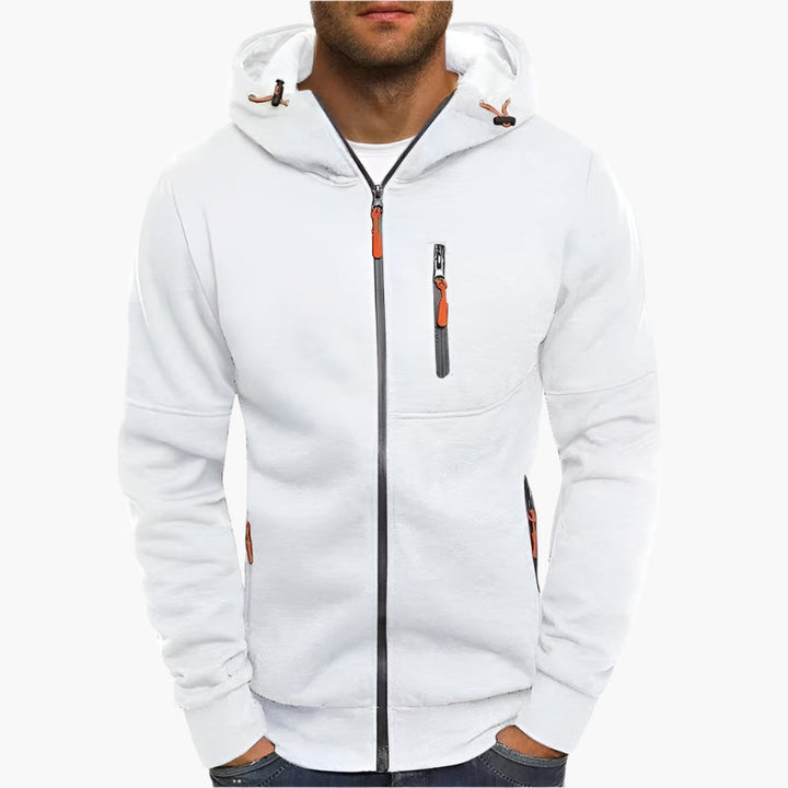 Mirla | Huvtröja Sportig Fritid - Bekväm Hoodie med Dragkedja och Fickor-Eva Jonsson