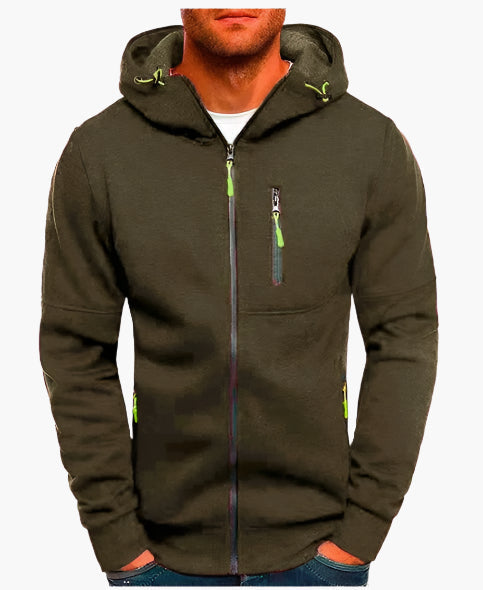 Mirla | Huvtröja Sportig Fritid - Bekväm Hoodie med Dragkedja och Fickor-Eva Jonsson