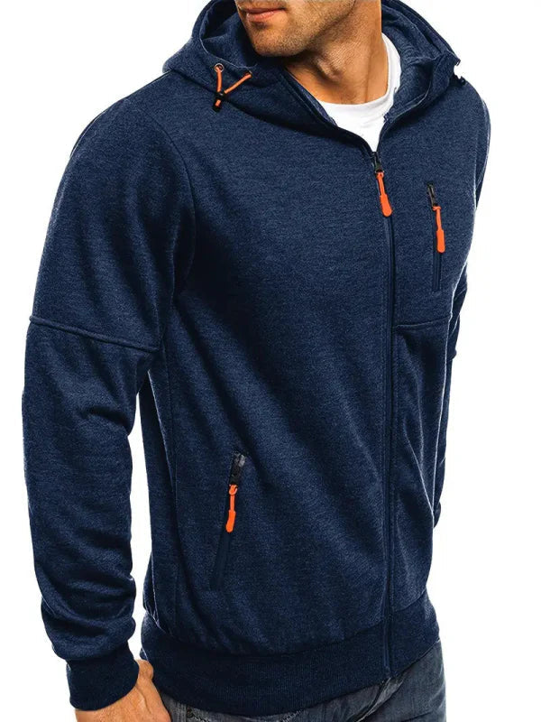 Mirla | Huvtröja Sportig Fritid - Bekväm Hoodie med Dragkedja och Fickor-Eva Jonsson