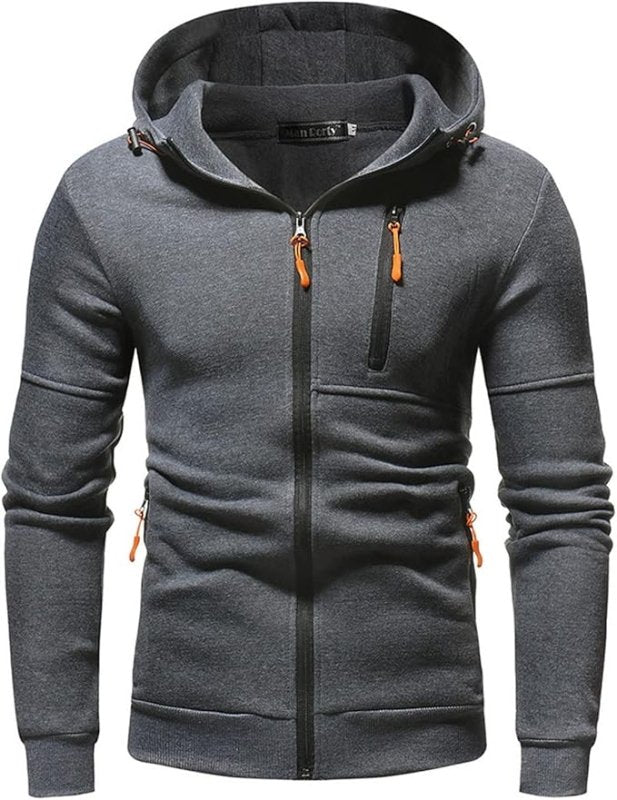Mirla | Huvtröja Sportig Fritid - Bekväm Hoodie med Dragkedja och Fickor-Eva Jonsson