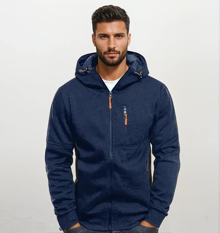 Mirla | Huvtröja Sportig Fritid - Bekväm Hoodie med Dragkedja och Fickor-Eva Jonsson