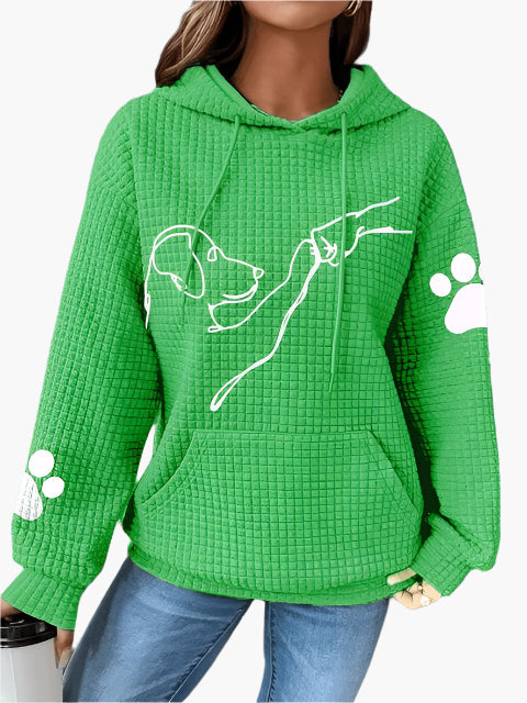 Mirla | Huvtröja med Hundmotiv - Bekväm Hoodie för Hundälskare, Fritid & Vardag-Eva Jonsson