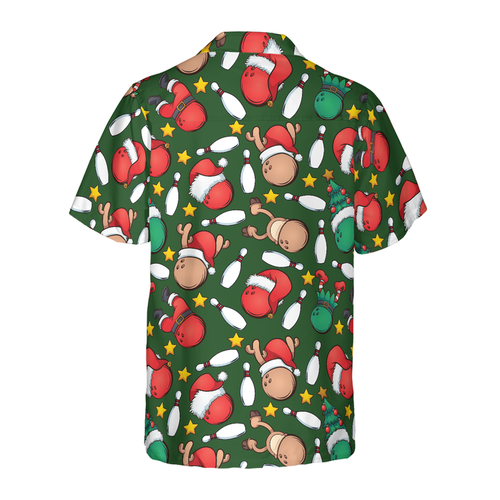 Mirla | Hyperfavor Jul-Hawaiiskjortor Jul-Bowlingmönster-T Shirt Kortärm Jul-T Shirt Presentidé För Män och Kvinnor-Eva Jonsson
