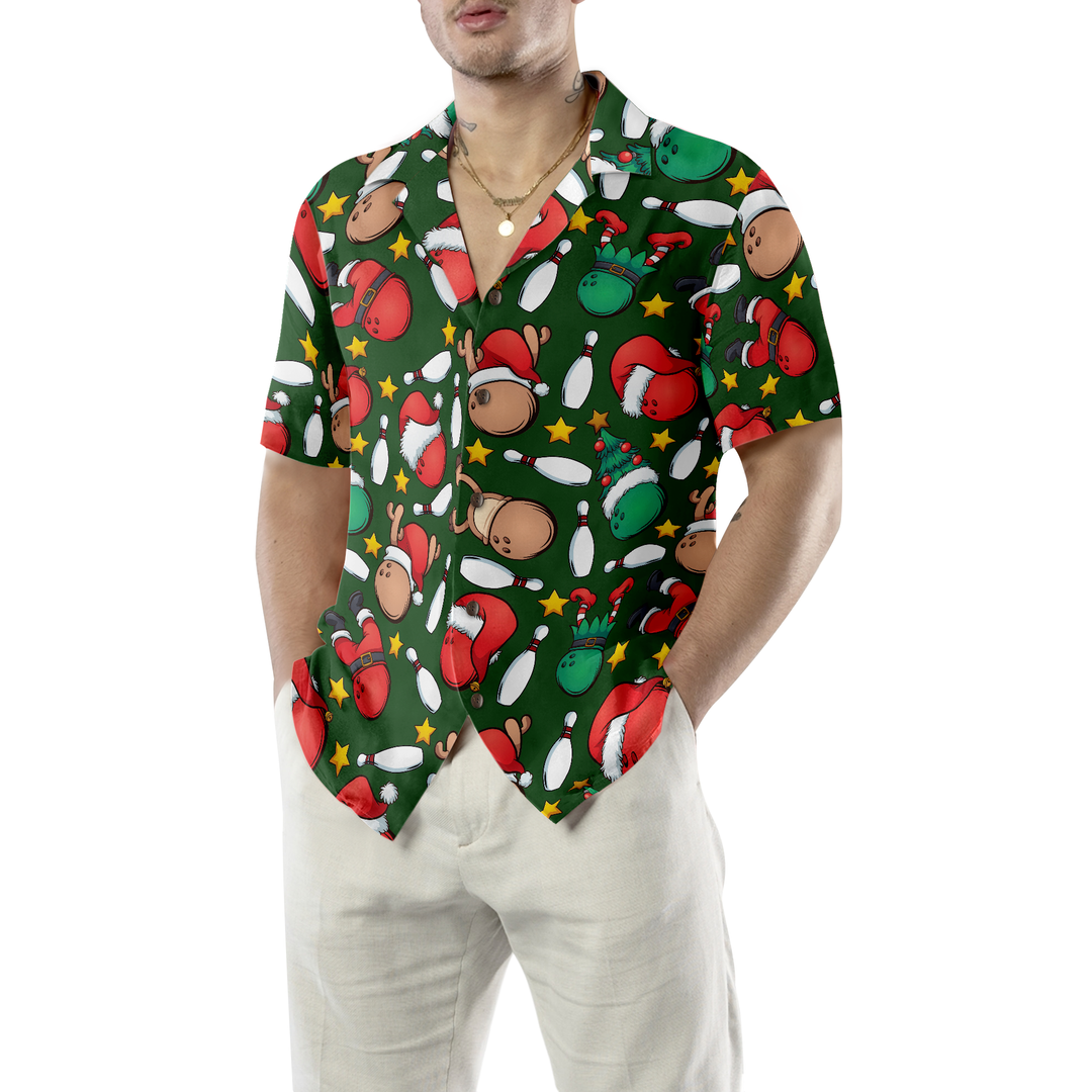 Mirla | Hyperfavor Jul-Hawaiiskjortor Jul-Bowlingmönster-T Shirt Kortärm Jul-T Shirt Presentidé För Män och Kvinnor-Eva Jonsson
