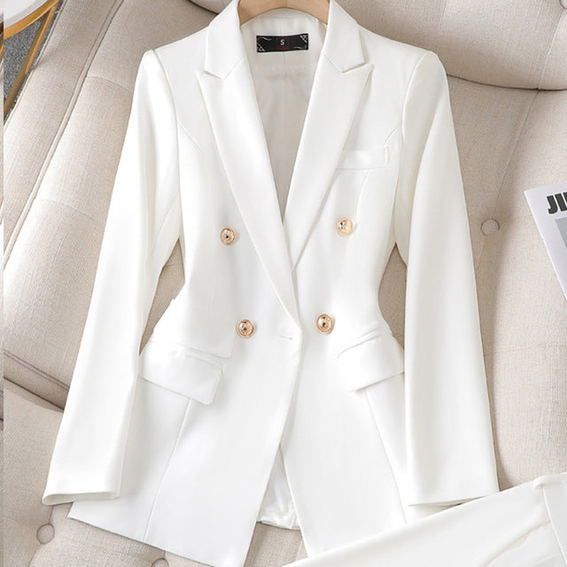 Mirla | Isabelle Blazer och Byxor Set-Eva Jonsson