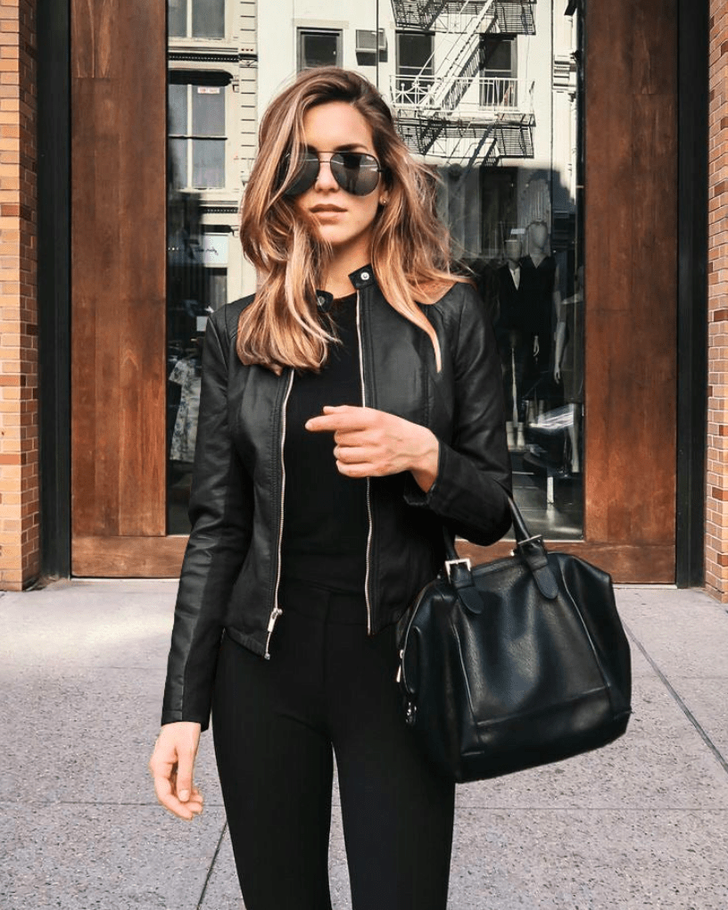 Mirla | Jacka Dam Slim Fit Läderjacka Dam Perfekt för Hösten Trendig & Avslappnad-Eva Jonsson