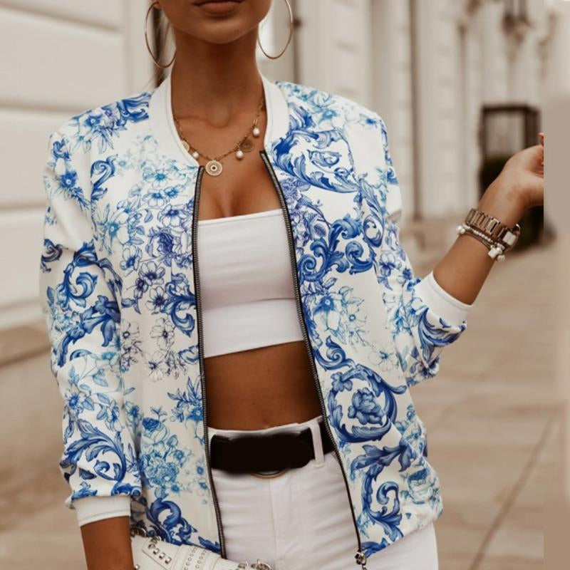 Mirla | Jacka Vintage Elegant Mellanjacka för kvinnor-Eva Jonsson