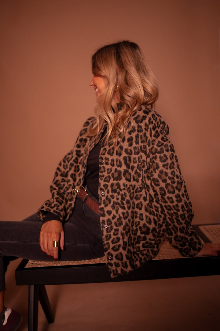 Mirla | Jacka med Leopardmönster-Eva Jonsson