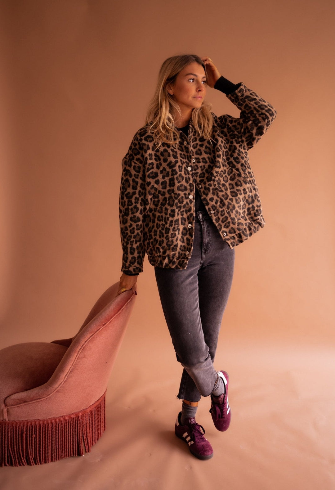Mirla | Jacka med Leopardmönster-Eva Jonsson