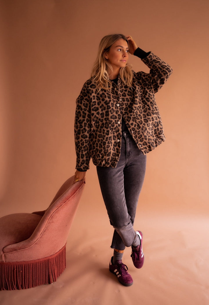 Mirla | Jacka med Leopardmönster-Eva Jonsson