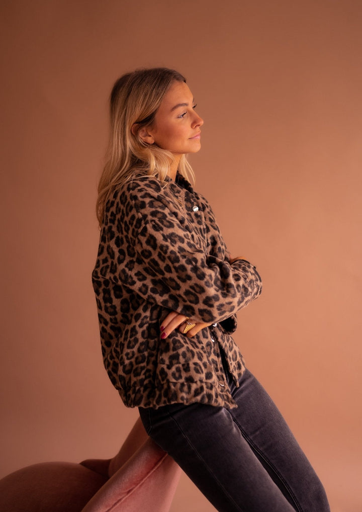 Mirla | Jacka med Leopardmönster-Eva Jonsson