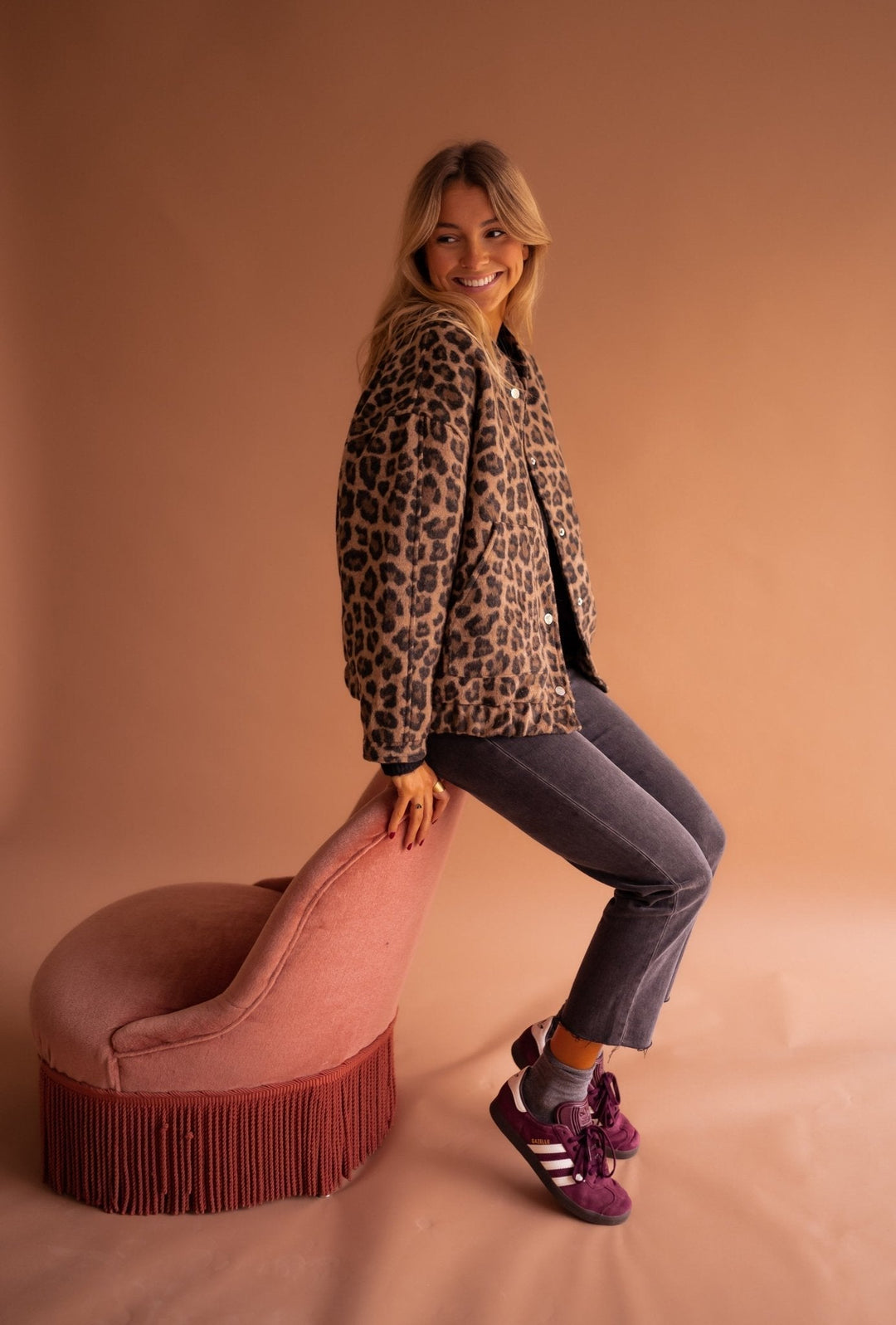 Mirla | Jacka med Leopardmönster-Eva Jonsson