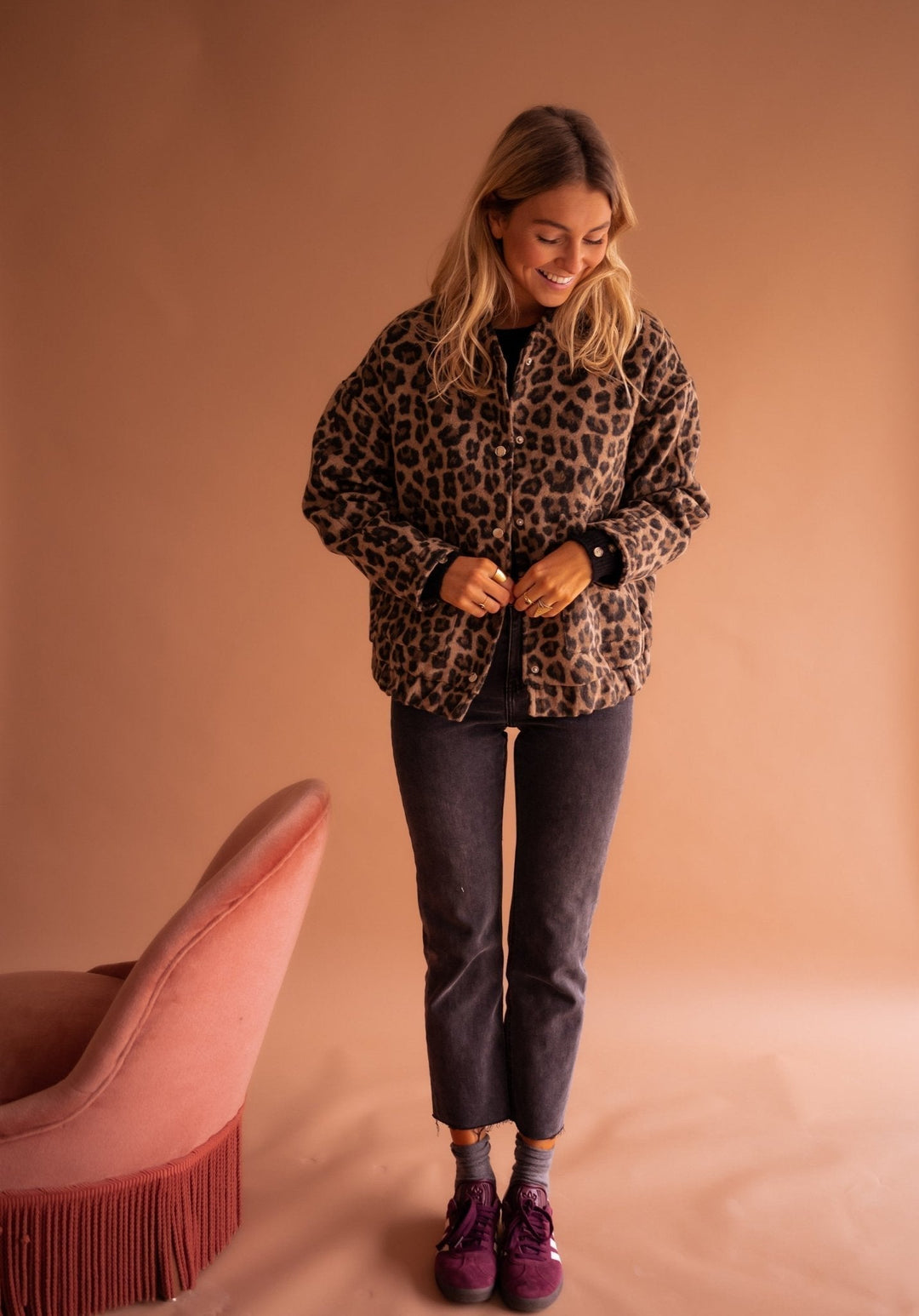Mirla | Jacka med Leopardmönster-Eva Jonsson