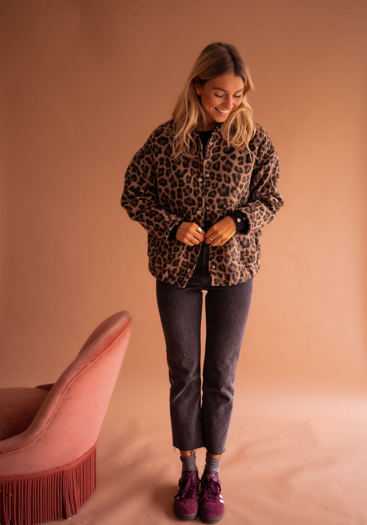Mirla | Jacka med Leopardmönster-Eva Jonsson