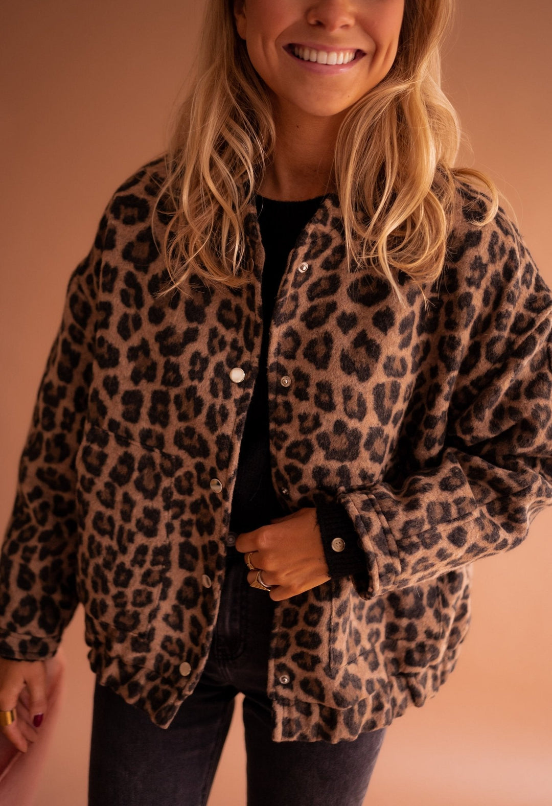 Mirla | Jacka med Leopardmönster-Eva Jonsson