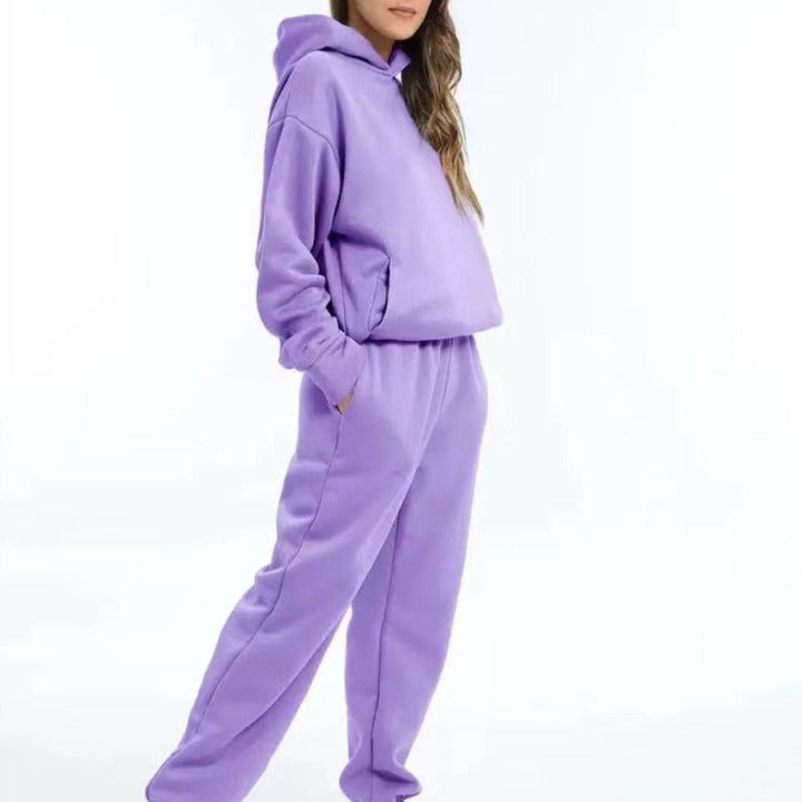 Mirla | Jacquelyn Ultimate Comfort Sweatpants & Hooded Sweater Set-Eva Jonsson