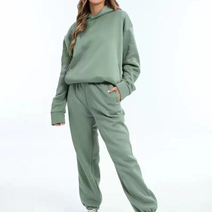 Mirla | Jacquelyn Ultimate Comfort Sweatpants & Hooded Sweater Set-Eva Jonsson