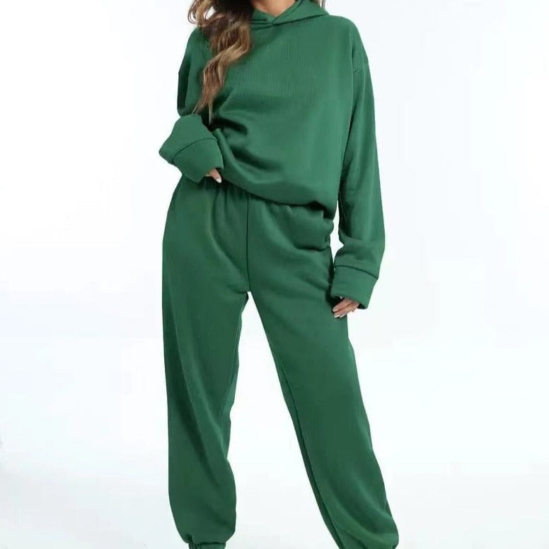 Mirla | Jacquelyn Ultimate Comfort Sweatpants & Hooded Sweater Set-Eva Jonsson
