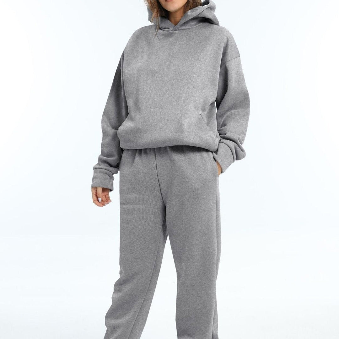 Mirla | Jacquelyn Ultimate Comfort Sweatpants & Hooded Sweater Set-Eva Jonsson