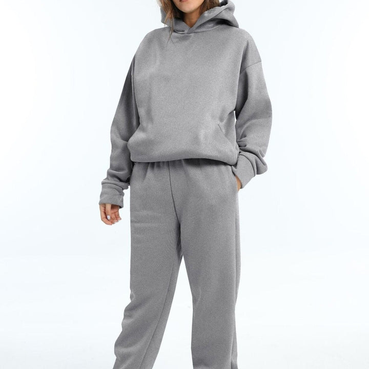 Mirla | Jacquelyn Ultimate Comfort Sweatpants & Hooded Sweater Set-Eva Jonsson
