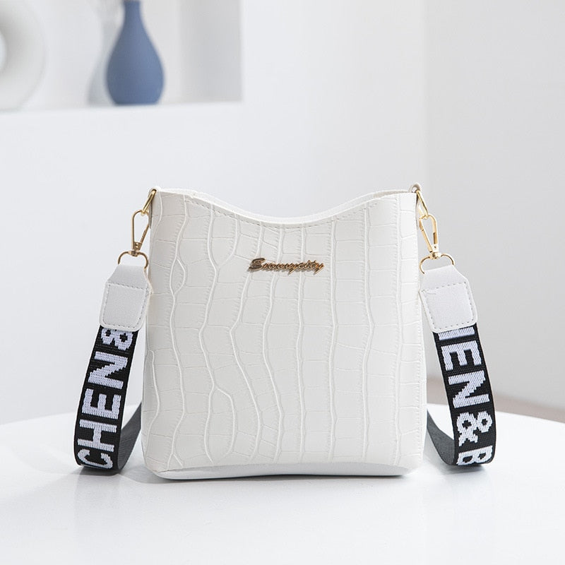 Mirla | Jaunty Axelremsväska Dam Mini Crossbody Hink Handväska-Eva Jonsson