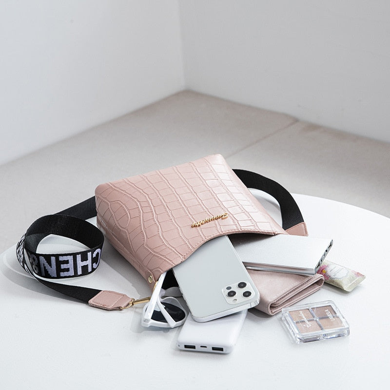 Mirla | Jaunty Axelremsväska Dam Mini Crossbody Hink Handväska-Eva Jonsson