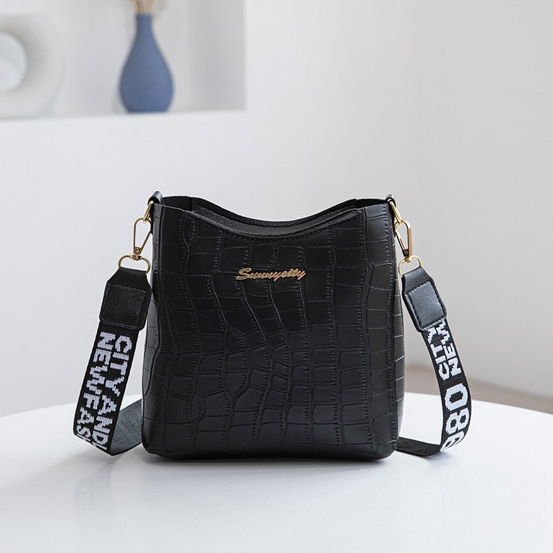 Mirla | Jaunty Axelremsväska Dam Mini Crossbody Hink Handväska-Eva Jonsson