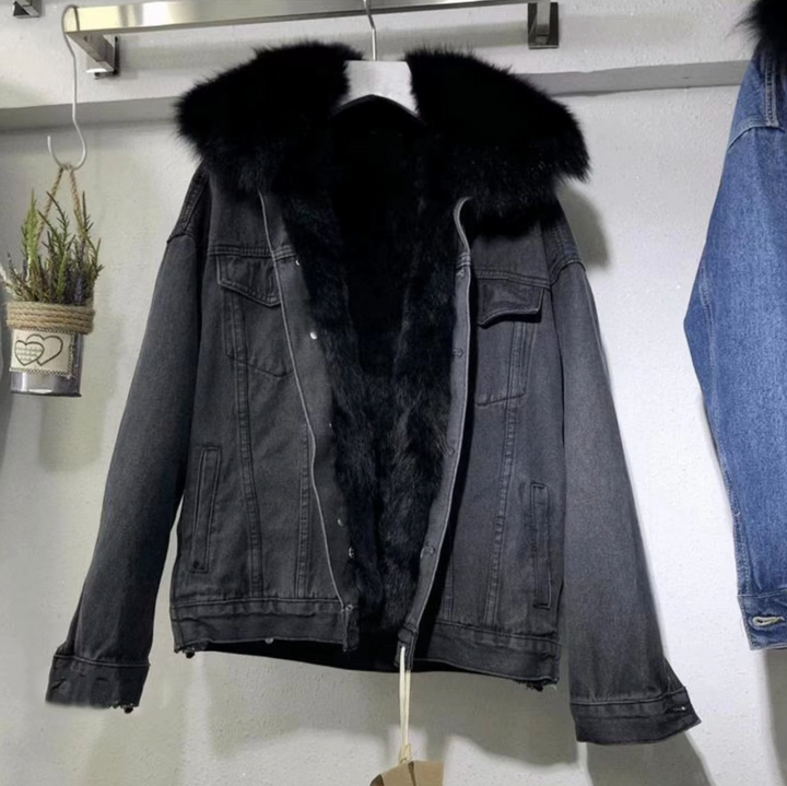 Mirla | Jeansjacka, Jacka Av Skummig Bomullstyg-Eva Jonsson